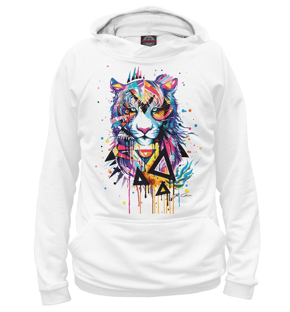 

Тигр Акварель White