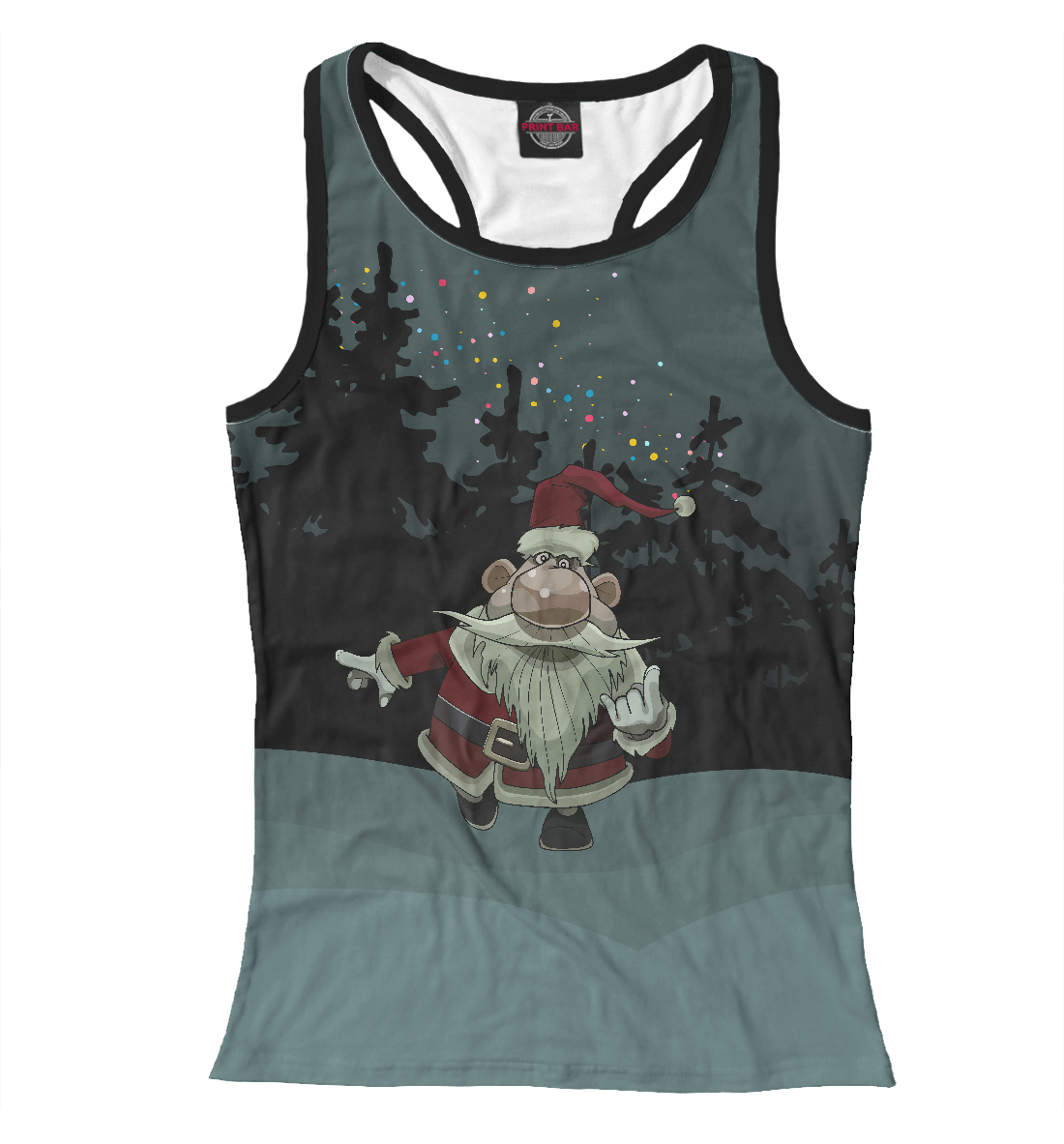 

Крутой Санта Клаус в темном