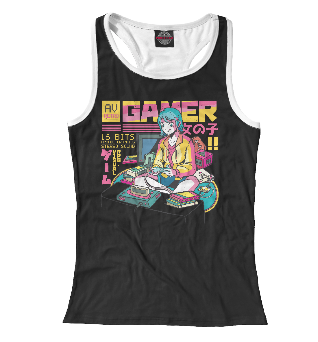 

Anime gamer girl