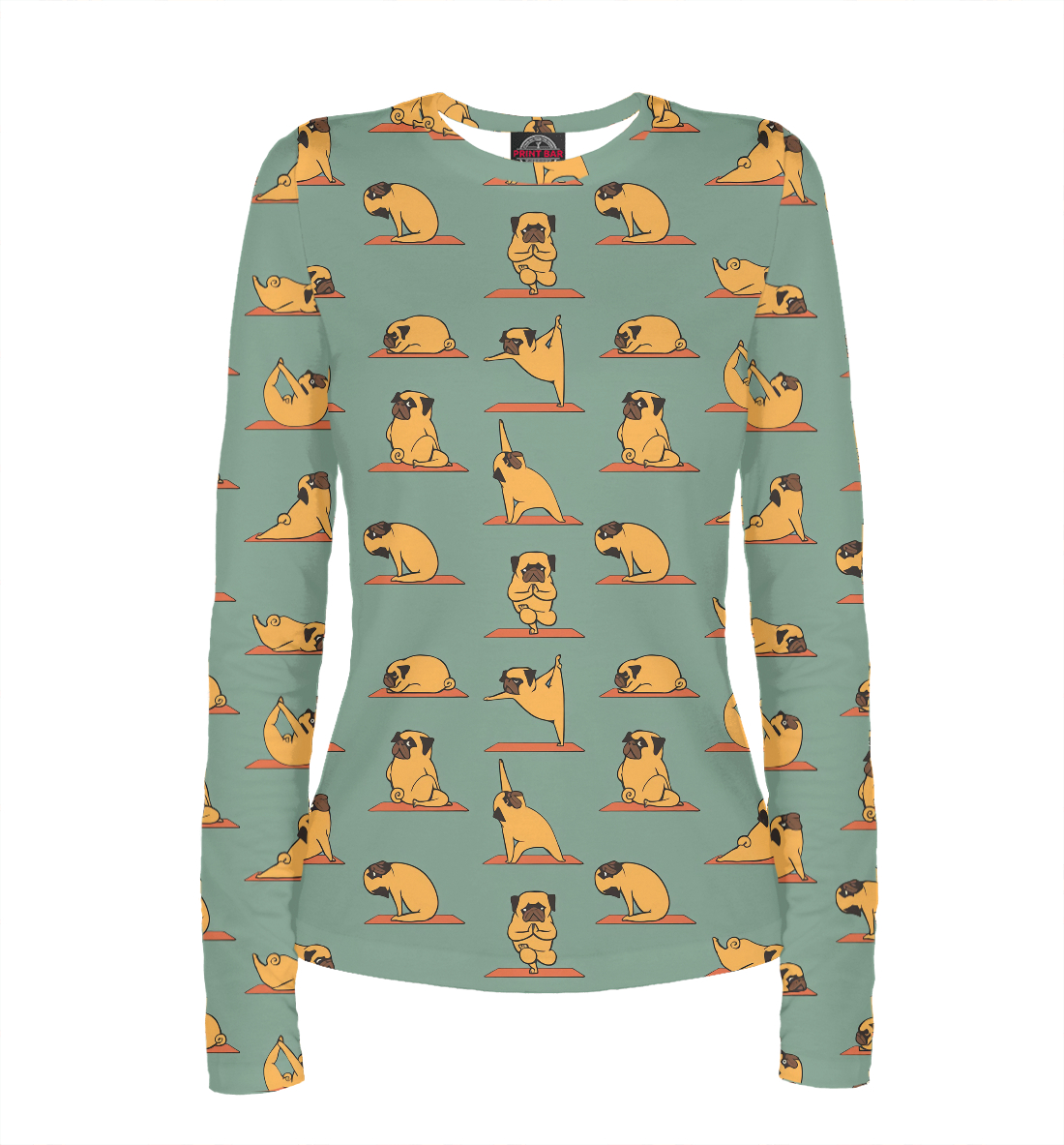 

Мопс и йога