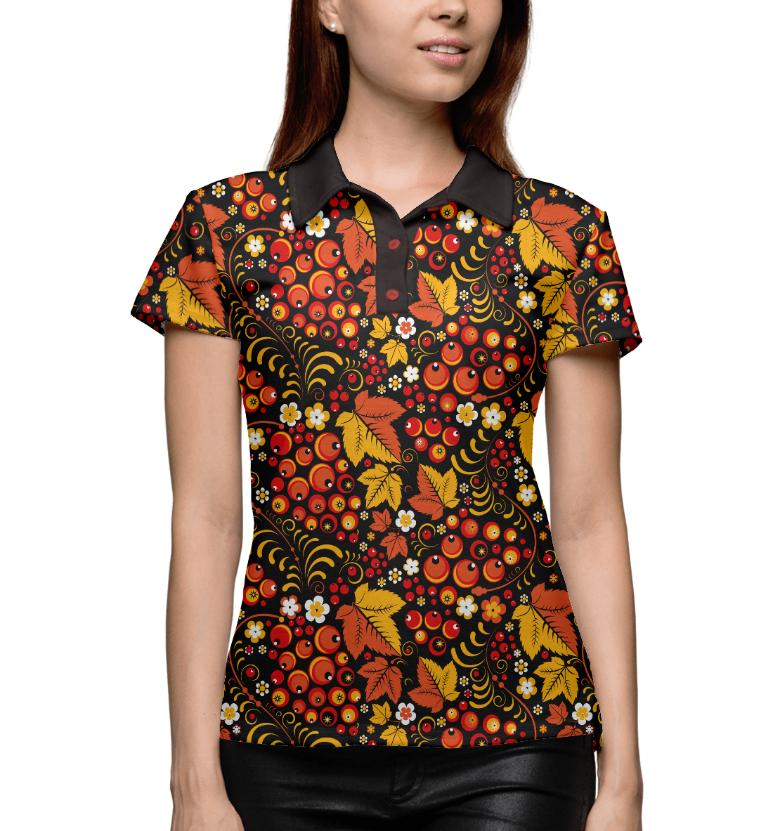 

Хохлома. Цветочки-ягодки