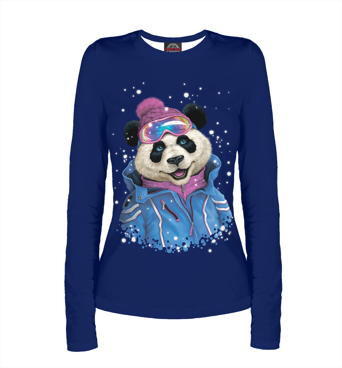 

Панда горнолыжница