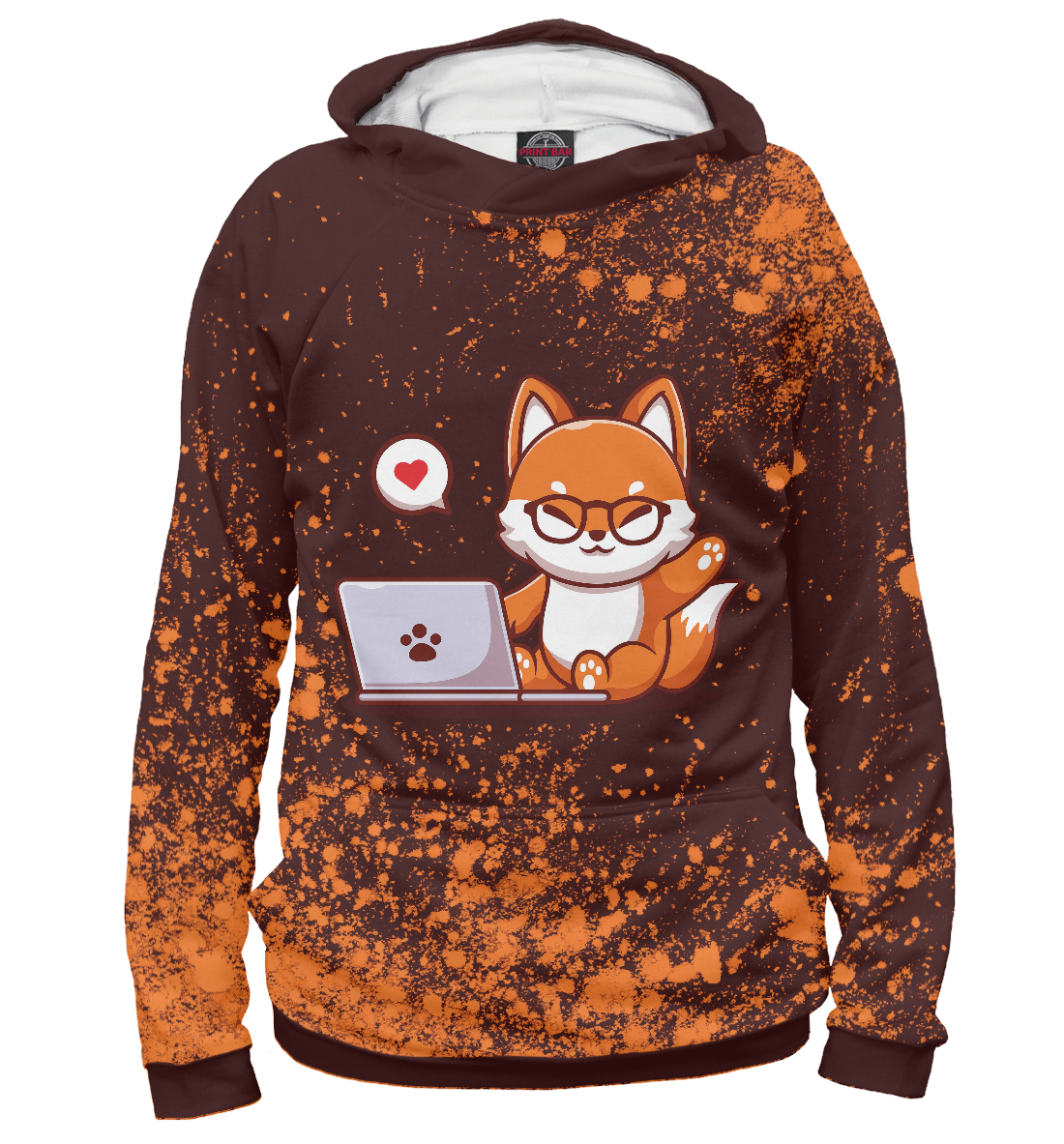 

Fox - With Laptop - Exposion