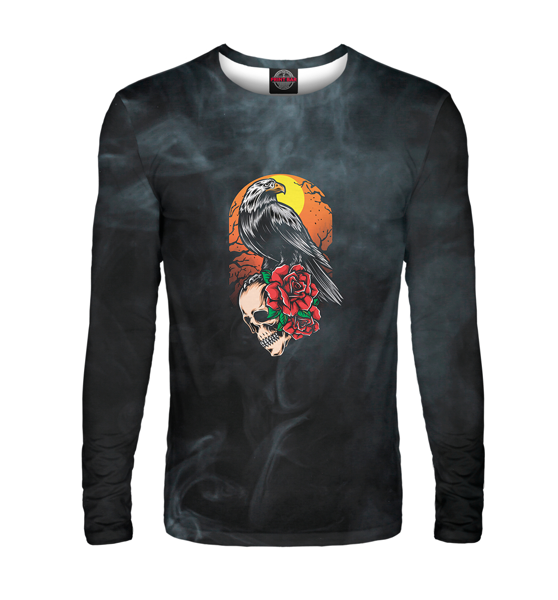 

Ворон на черепе