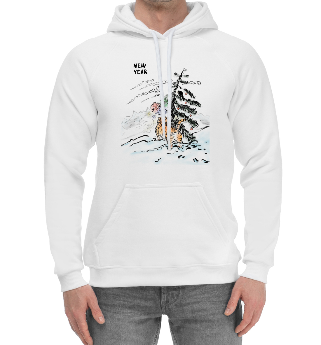 

тигр новогодний