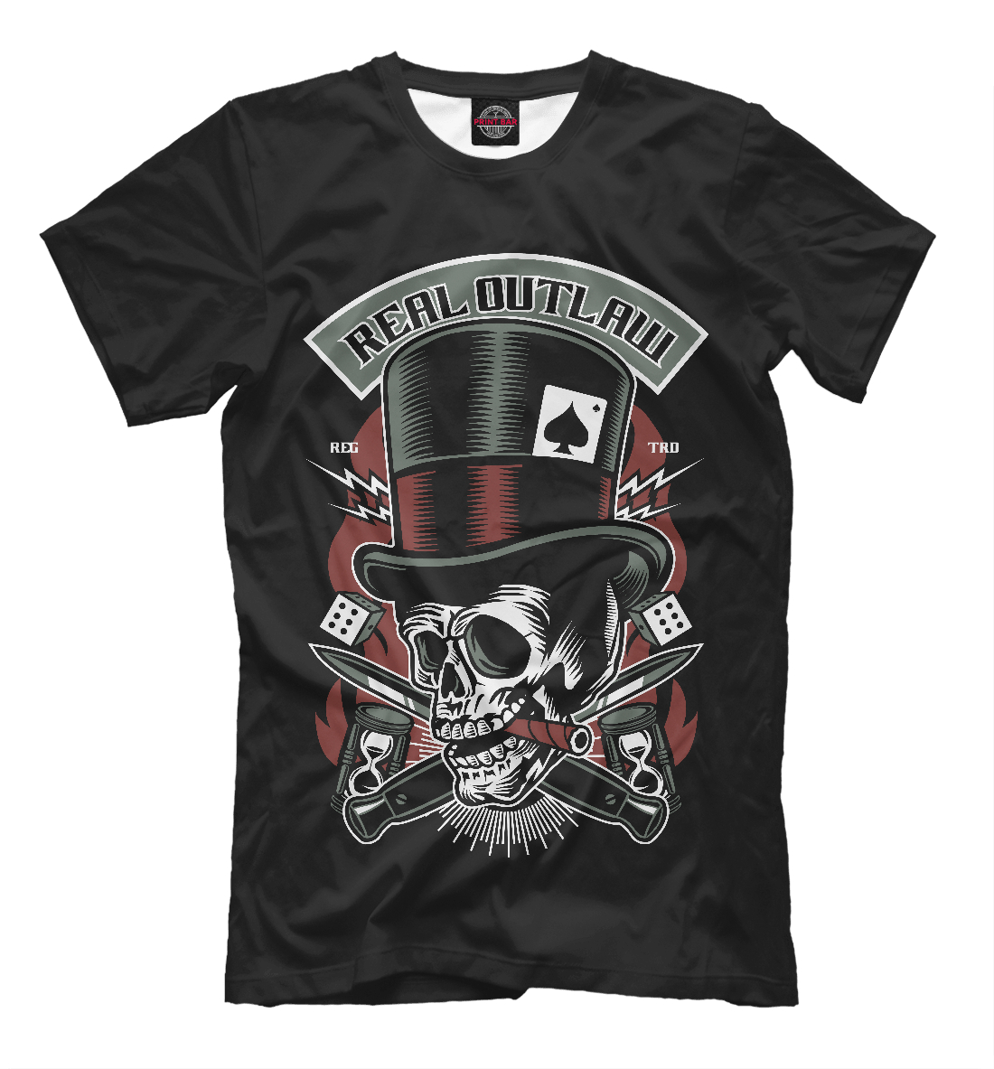 

Real outlaw skull