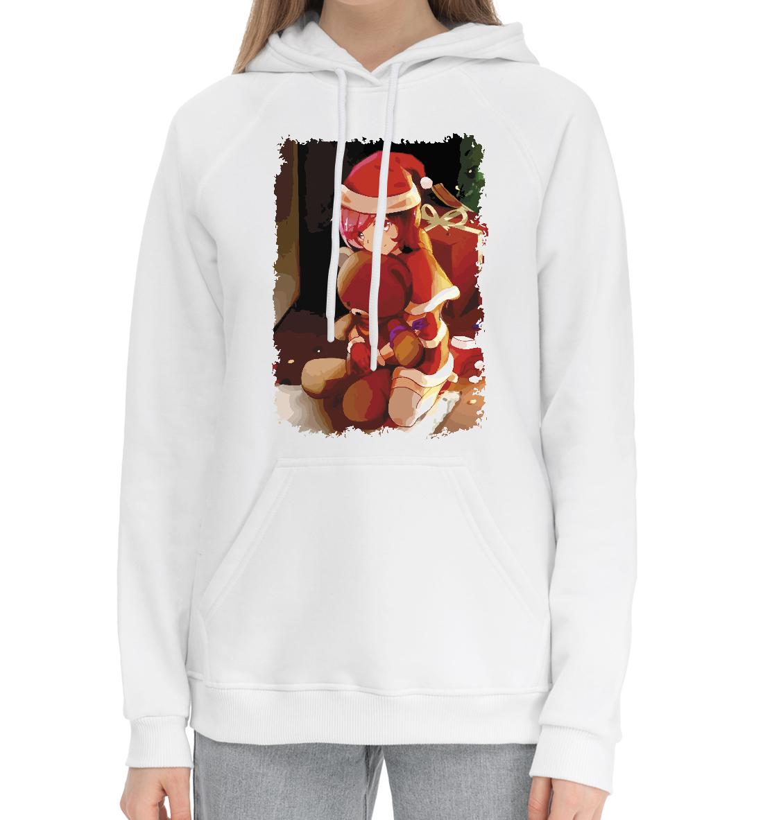 

Снегурочка с мишкой