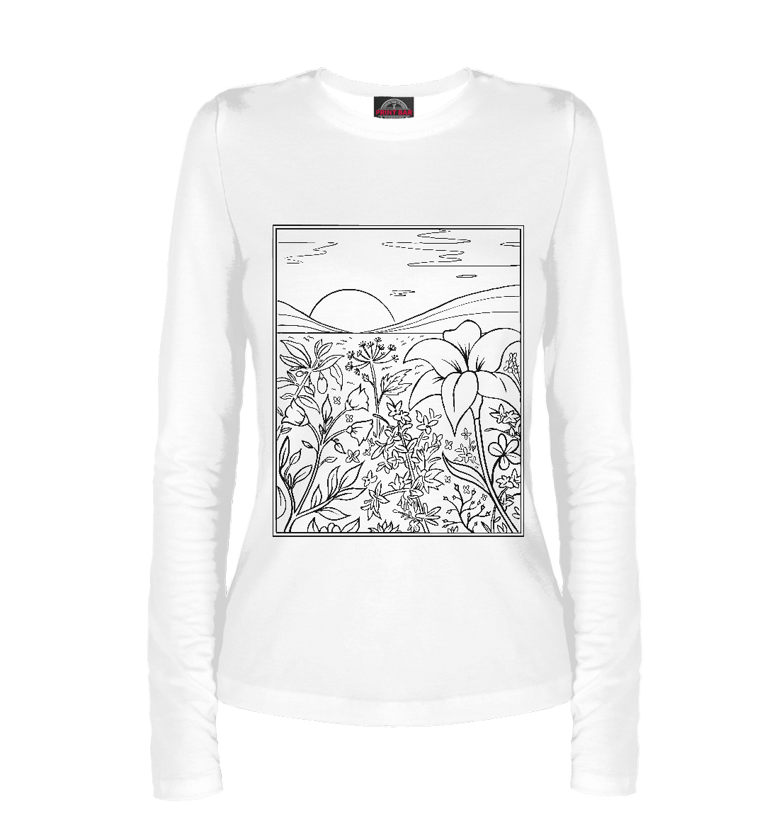 

Пейзаж в стиле Line Art