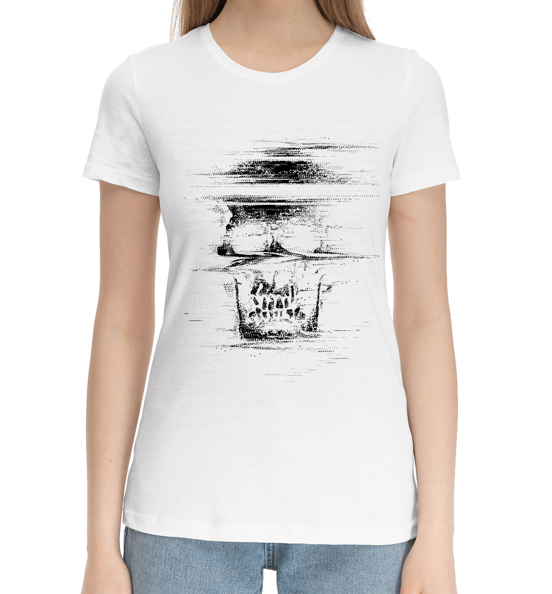 

Глитч череп