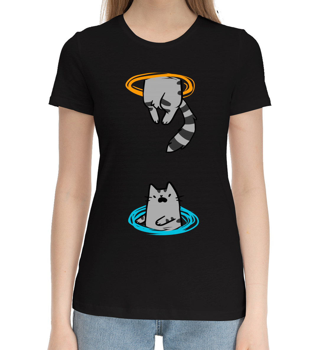 

Кот в портале