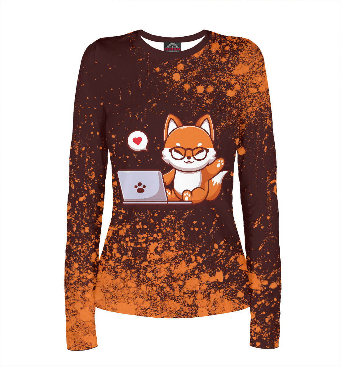 

Fox - With Laptop - Exposion