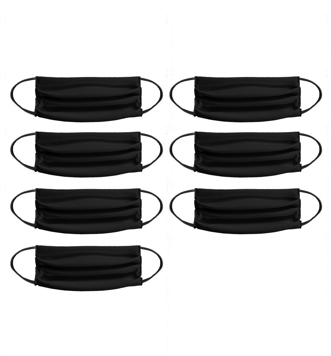 

Комплект из 7 масок черный