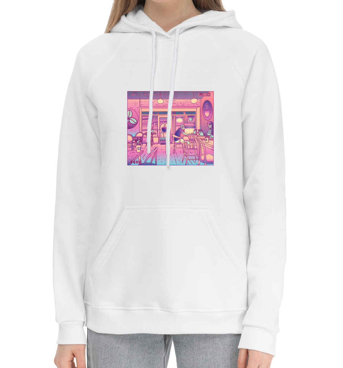 

Vaporwave Coffeeshop