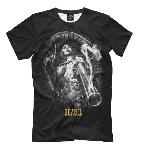 

Мужская футболка Револьвер