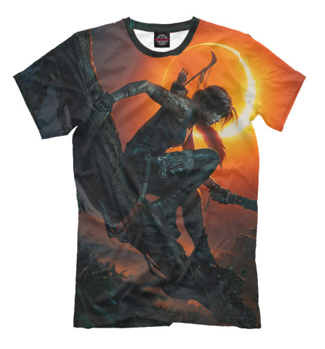 Мужская футболка Лара Крофт, Tomb Raider  - купить