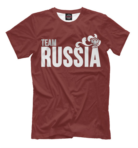 Мужская футболка Team Russia, Символика РФ  - купить