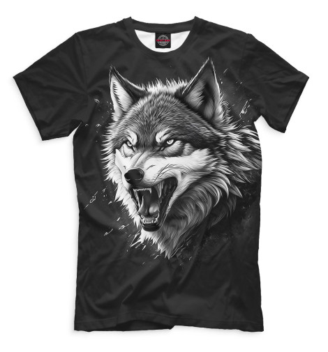 

Мужская футболка Волк