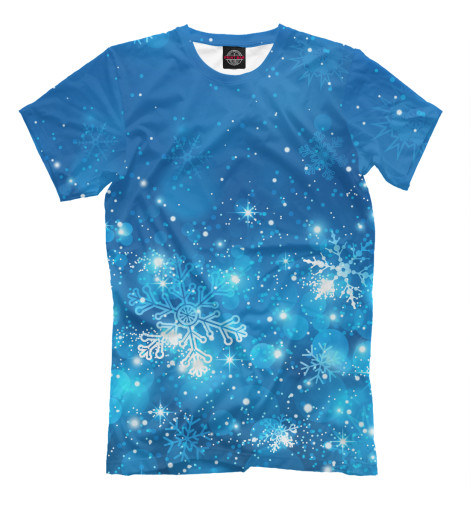 

Мужская футболка Снежинка