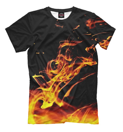 

Мужская футболка В огне