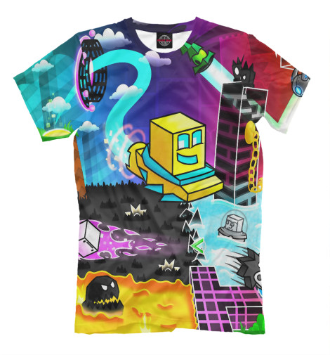 

Мужская футболка Geometry Dash