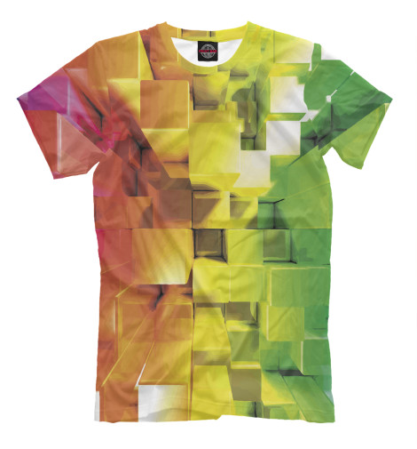 

Мужская футболка 3D composition