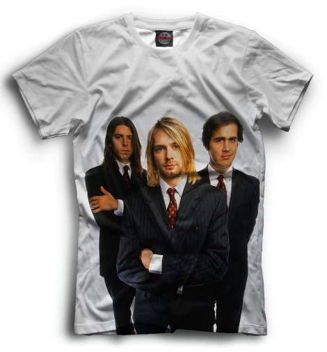 

Мужская футболка Nirvana