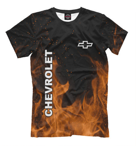 

Мужская футболка Chevrolet yellow fire