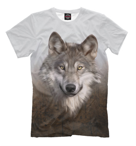 

Мужская футболка Волк
