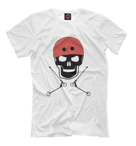 

Мужская футболка Череп в шлеме