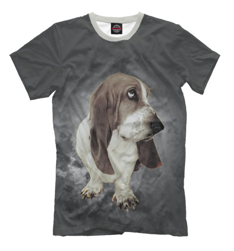 

Мужская футболка бассет