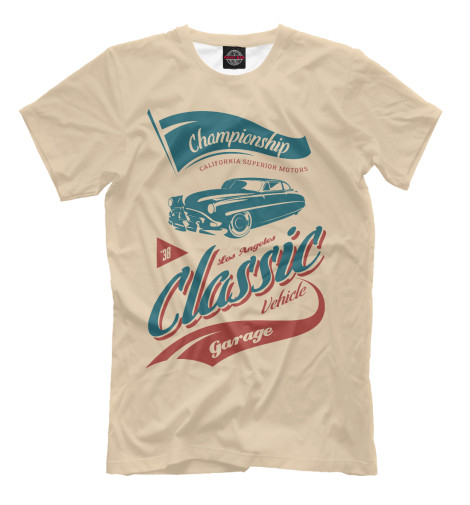 

Мужская футболка Классический автомобиль