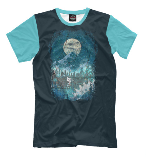 

Мужская футболка MTB Vintage Trails II