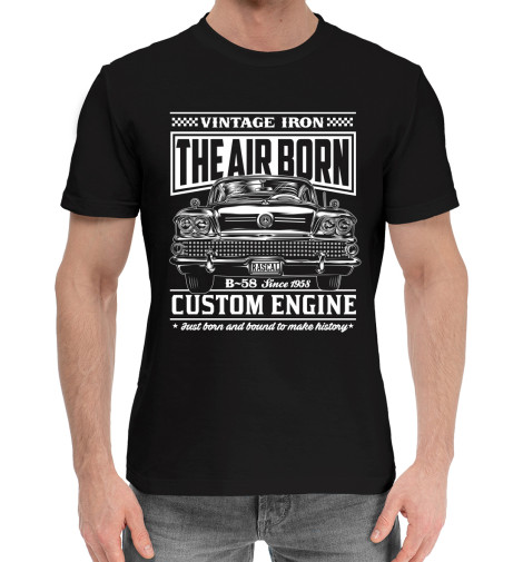 

Мужская хлопковая футболка Custom Engine