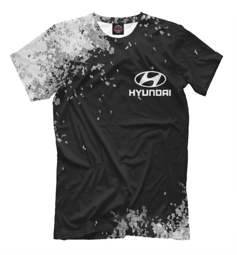 

Мужская футболка Hyundai +брызги красок