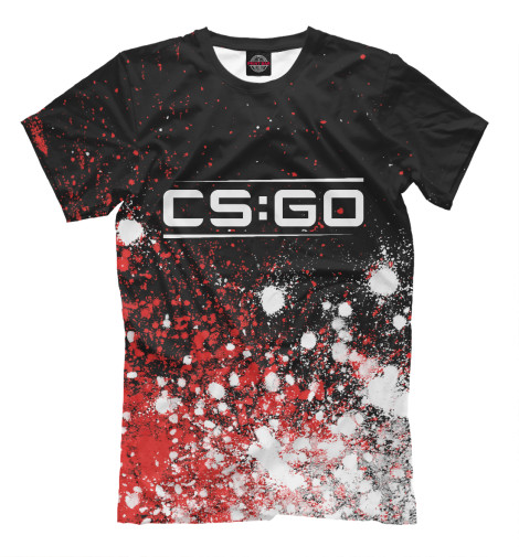 

Мужская футболка CS:GO + Краски