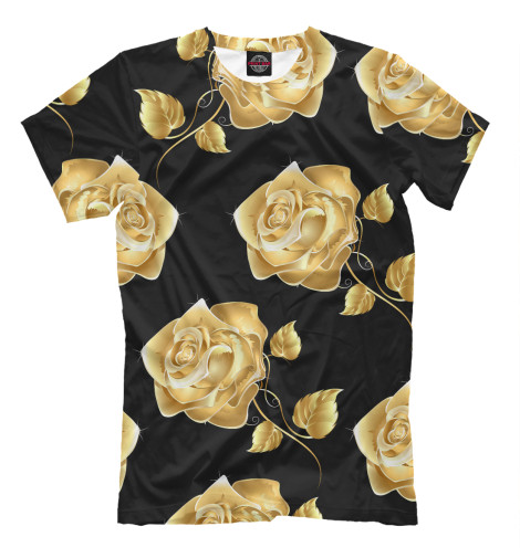 

Мужская футболка Золотые розы