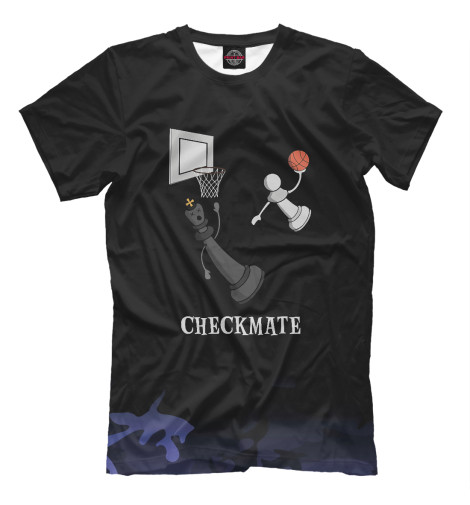

Мужская футболка Checkmate Chess Basketball
