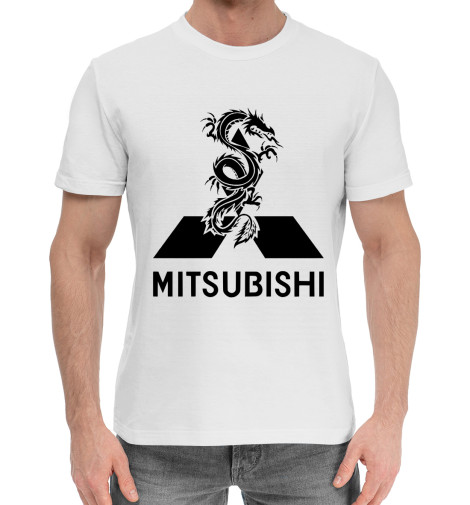 

Мужская хлопковая футболка Mitsubishi Dragon Logo Jdm