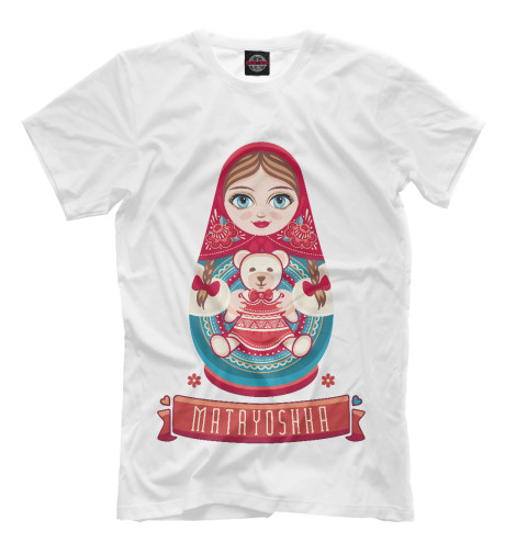 

Мужская футболка Матрешка