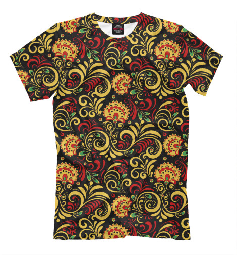 

Мужская футболка Славянский узор - хохлома