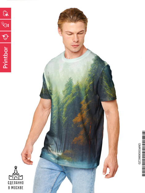 

Мужская футболка Лес