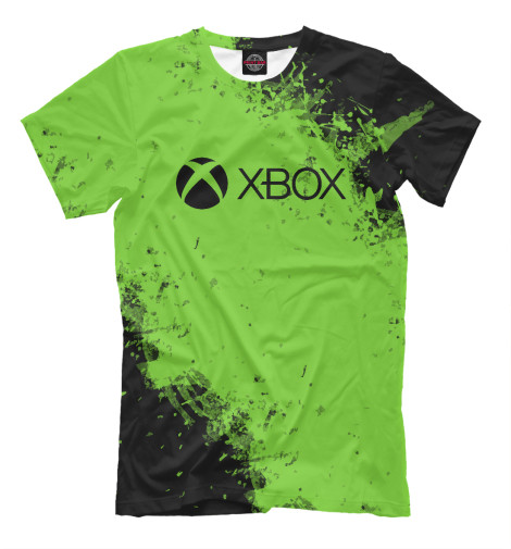 

Мужская футболка XBOX +game studio (краски)