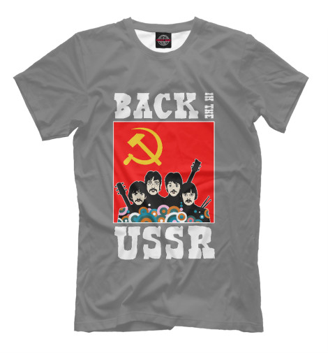 

Мужская футболка Back In The USSR