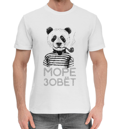 

Мужская хлопковая футболка Море зовет