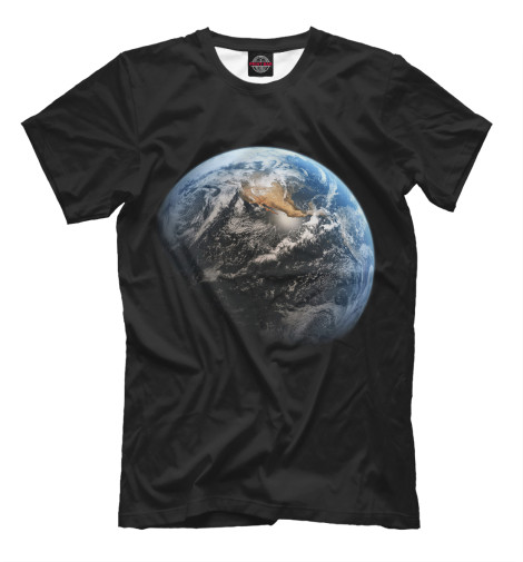 Мужская футболка Земля  - купить
