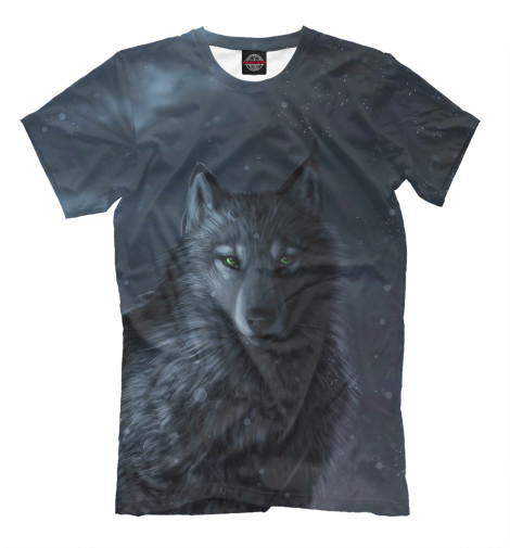 

Мужская футболка Волк в ночи