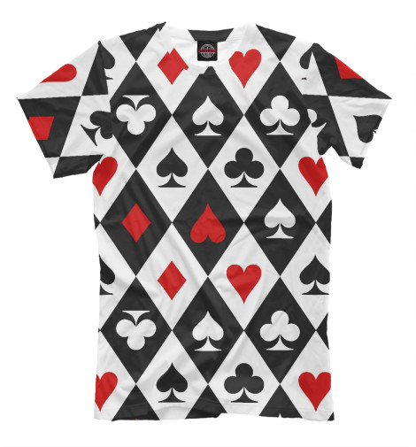 

Мужская футболка Карточные масти