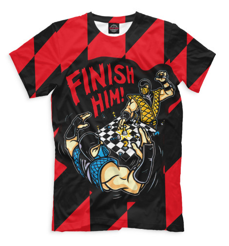 

Мужская футболка Finish him!