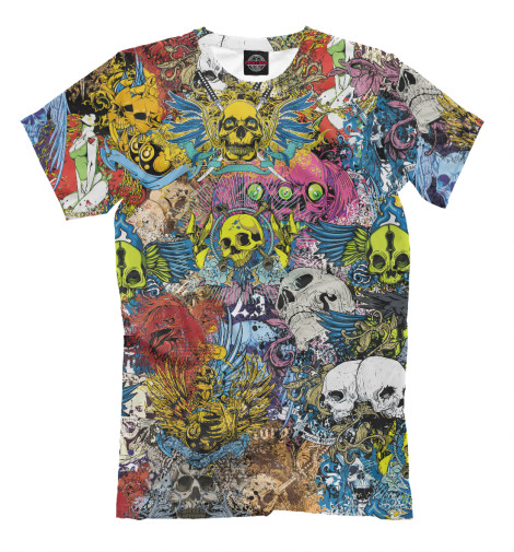 

Мужская футболка Skull tattoo