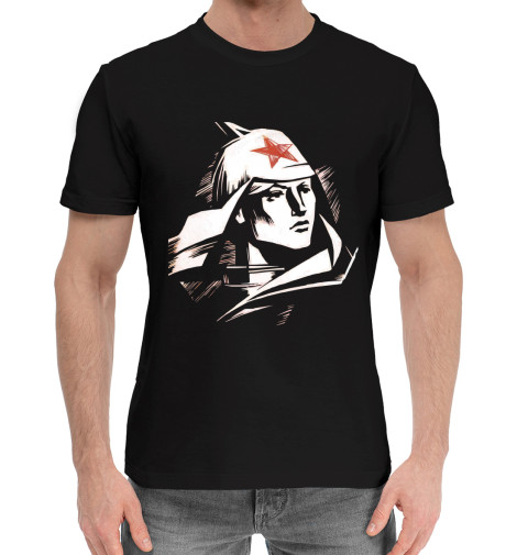 

Мужская хлопковая футболка Красная гвардия